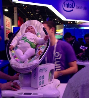 Boss Meg witnessed the onesie in the wilds of CES.