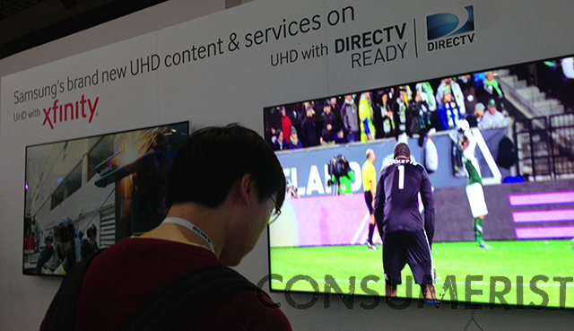 Streaming 4K at CES.