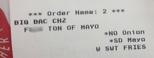 Ask For A “F*** Ton Of Mayo” At Smashburger, That’s What You Get