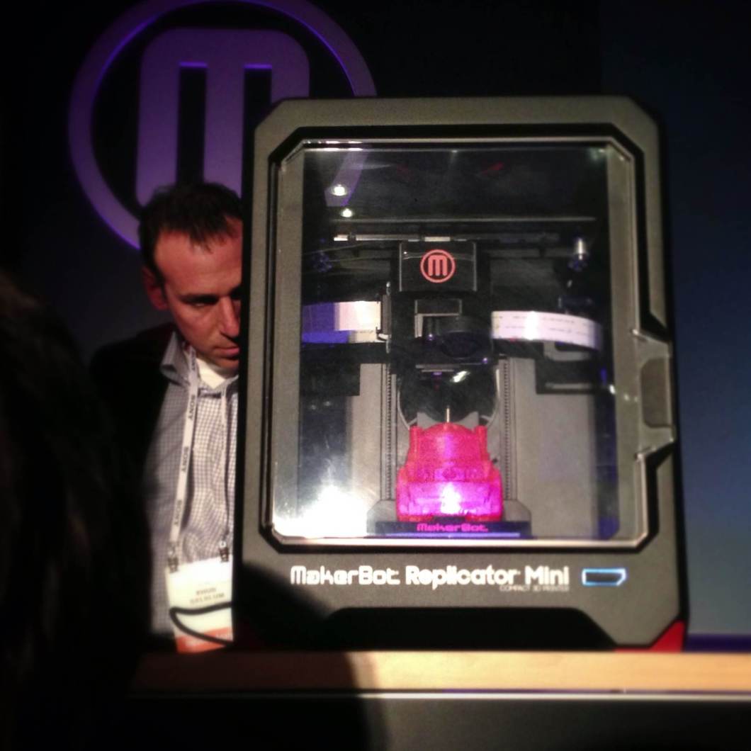 The new Replicator Mini from MakerBot.