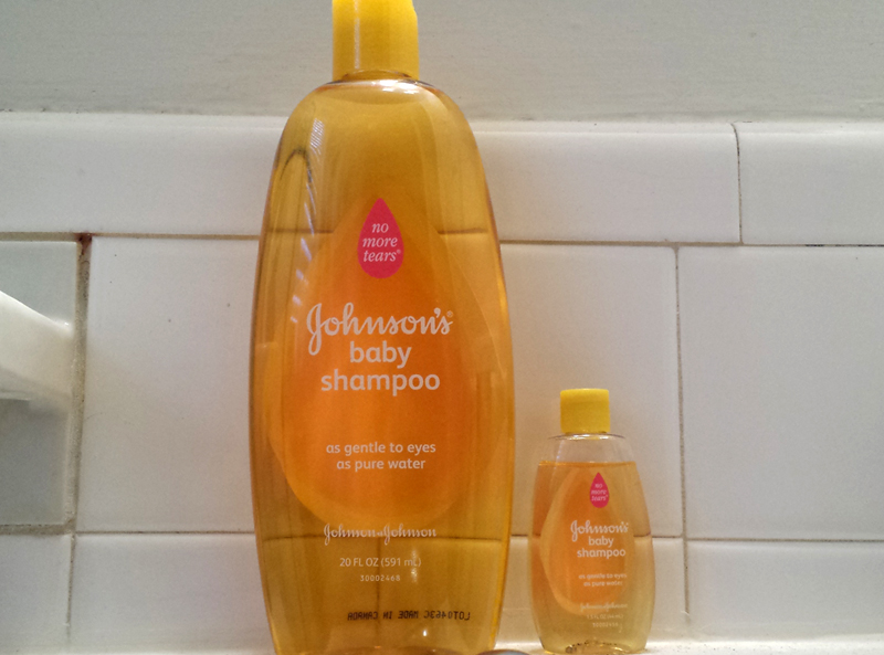 small baby shampoo