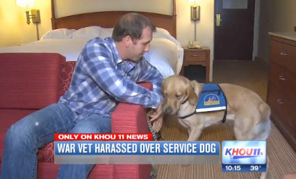Starbucks Employees: Don’t Say “You’re Not Blind!” To A Disabled Veteran With A Service Dog