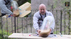Coke And Mentos Geyser Tests The Limits Of A Condom