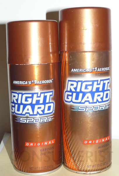 Right Guard Shrink Rays Aerosol Can By 15%