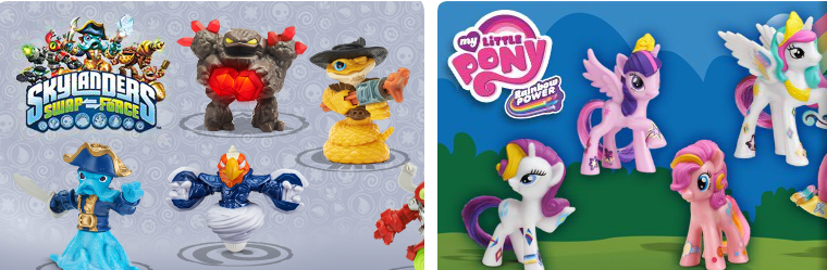 McDonald's current Happy Meal toy options.