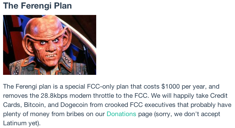 NeoCities' generous offer to lift the throttling for an annual fee of $1,000. 