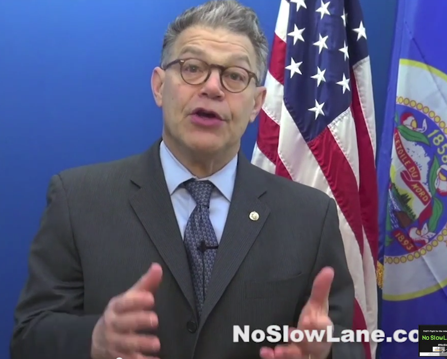 Sen. Al Franken Calls Net Neutrality “The Free Speech Issue Of Our Time”