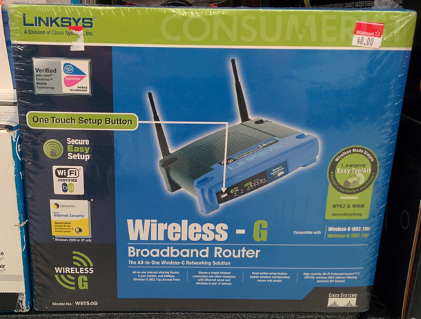 Raiders Of The Lost Walmart Have Your Router From 2003