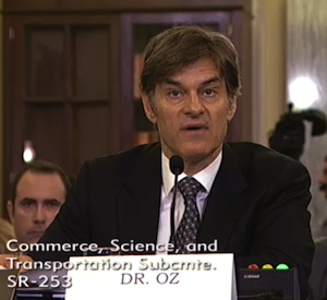 Dr. Oz Grilled By Senator Over “Miracle” Weight-Loss Claims