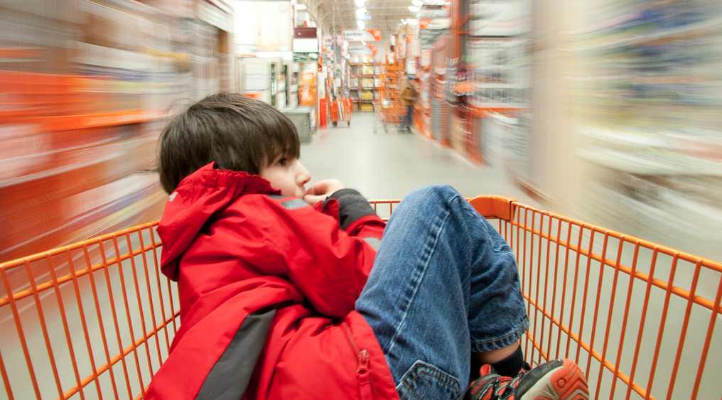 We don't recommend buying children at Home Depot, or really anywhere, as human trafficking is illegal and immoral. (photo: Patrick)