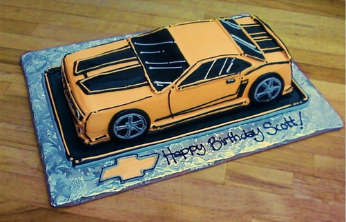 This is not one of the recalled Camaros. It is th wrong year, and it's a cake. (Don Buciak II)