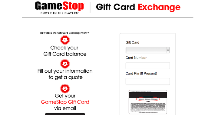 Using gamestop shop gift card online