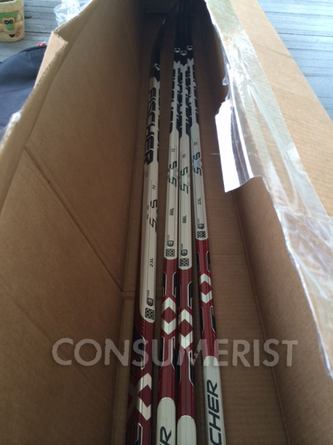 Why Ship Four Hockey Sticks In One Box When You Can Use Four?