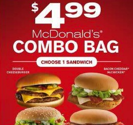 McDonald’s Testing $4.99 DIY Combo Meal Bags