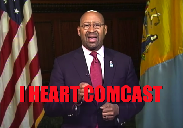 Philadelphia Mayor Michael Nutter may not be in a position to objectively evaluate Comcast.