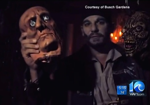 Busch Gardens Guests Find Severed Head Halloween Displays A Little Too Timely