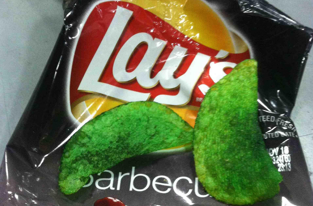 Layâ€™s Confirms Those Bright Green Chips Are Meant To Look Like That