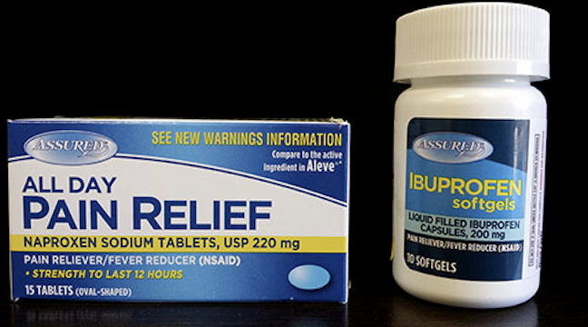 Nearly 12,000 boxes of Assured Naproxen Sodium Pain Relief Tablets actually contain bottles of ibuprofen. 