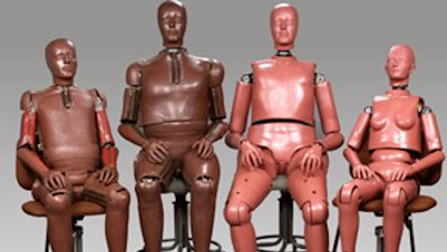 Humanetics announced this week that it will begin making an obese crash test dummy. 