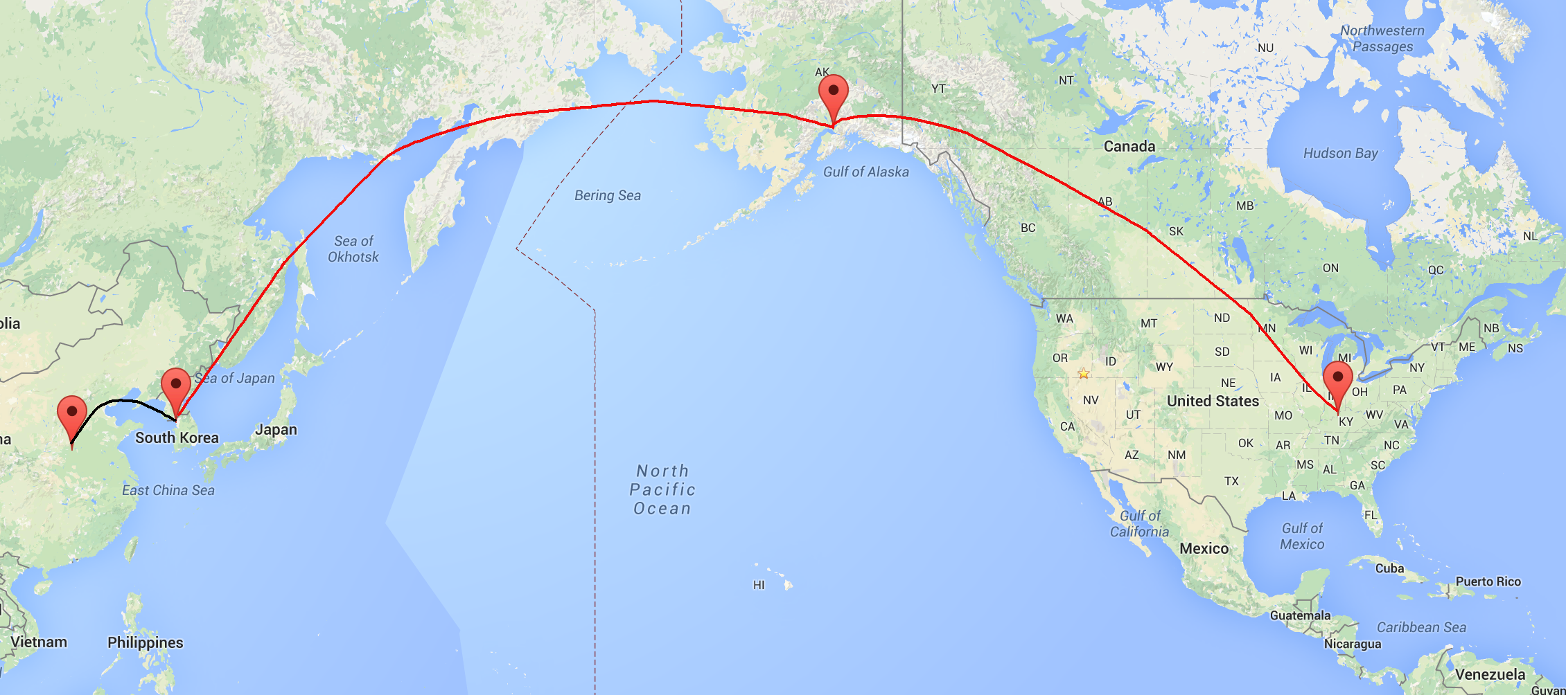 Air Route From China To Usa Ocean Shipping From China To Us East