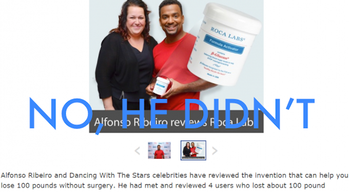 No, Carlton From “Fresh Prince Of Bel Air” Did Not Endorse This Diet Supplement