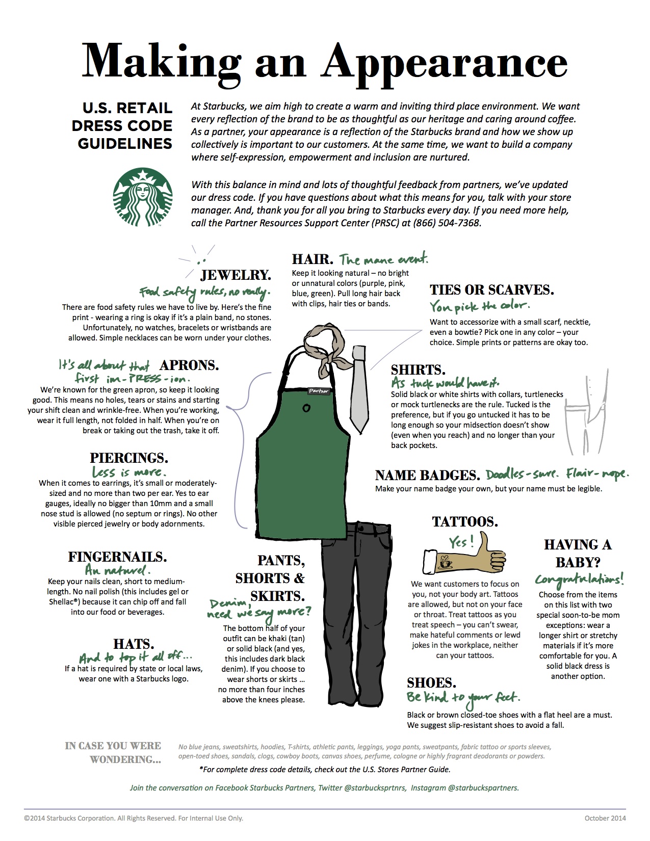 Get Ready To Show That Ink, Baristas Starbucks Changes Policy To Allow