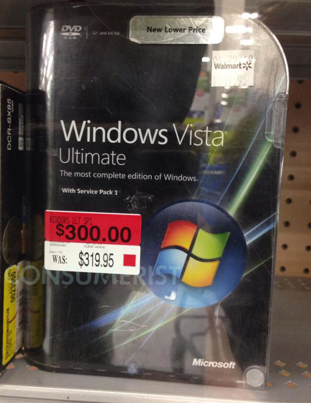 Raiders Of The Lost Walmart Have Your Windows Vista Needs Covered