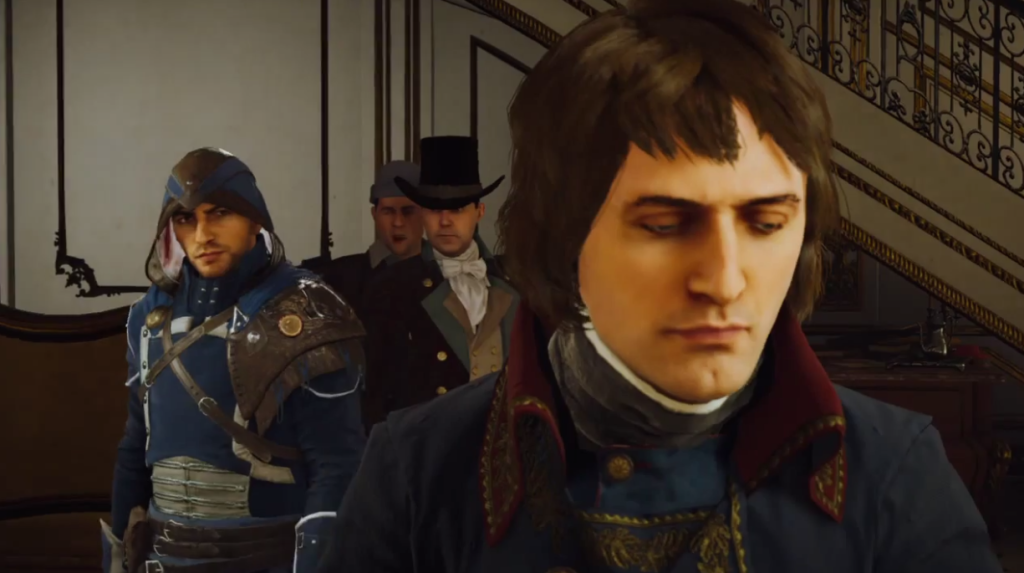 Um, Arno... who are those two guys who just walked in during the middle of this scene at started babbling in French?