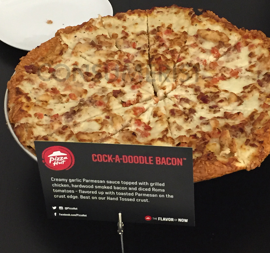 One of the 21 Pizza Hut menu options we sampled back in late 2014.