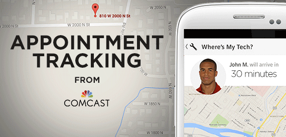 Comcast unveiled a new feature that allows customers to track their service technician. 