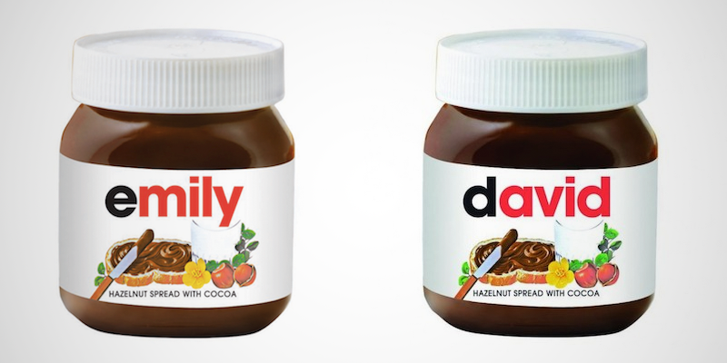 Nutella Sells Personalized Jars, Misses Out On Potential U.S. Sales Bonanza