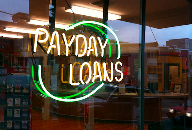 non checking account payday loans