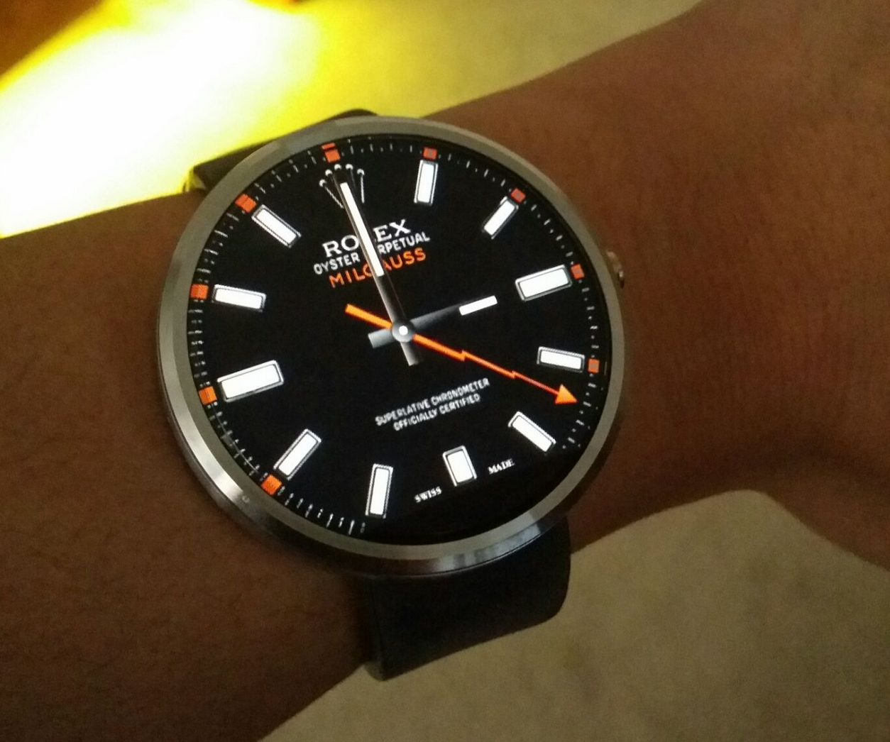 omega android wear watch face
