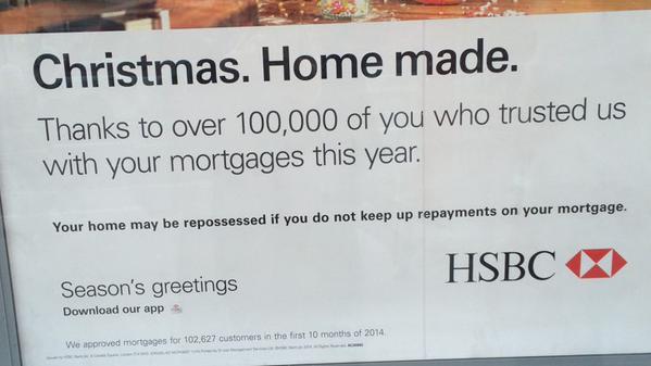 Happy Holidays from HSBC?