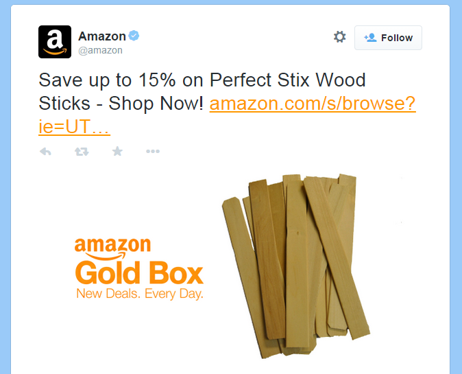 Amazon Offers Special Deal On The Perfect Gift: Sticks