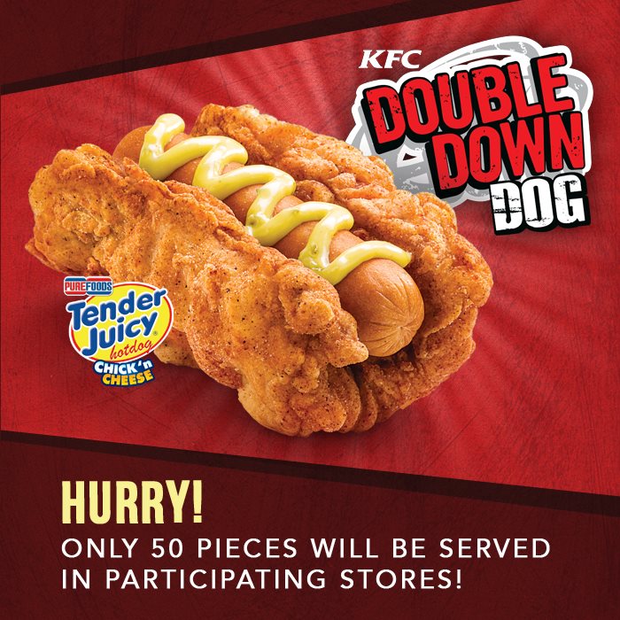 The Reality Of The KFC Double Down Hot Dog Is Depressing