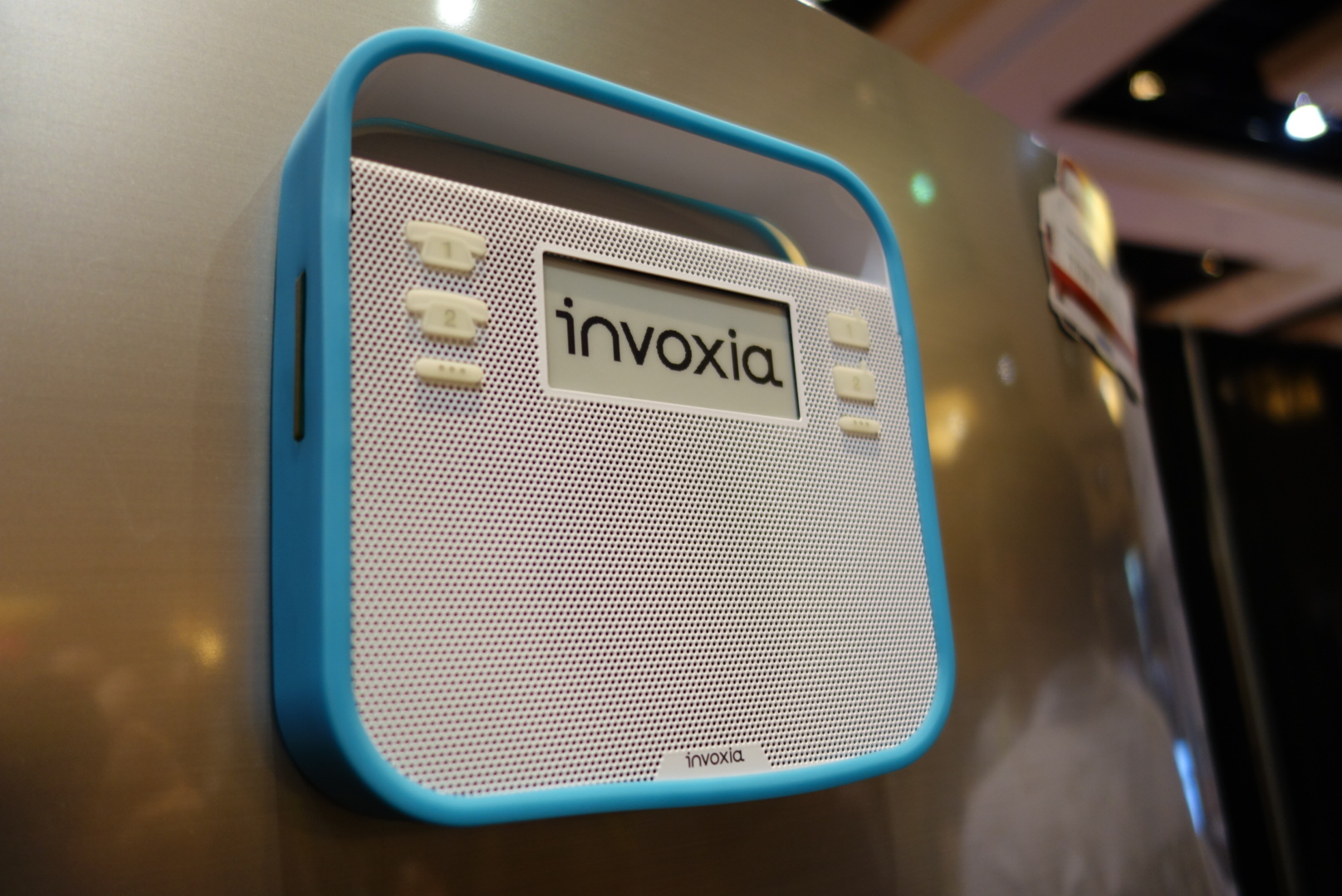 The Invoxia Triby will be available in multiple colors when it launches later this year.