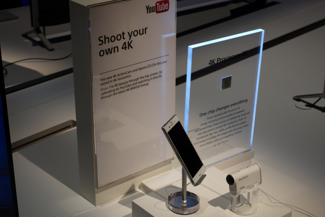 Sony offers the ability shoot 4K video on some of its Xperia phones, along with a new line of Handycams and Action Cams.