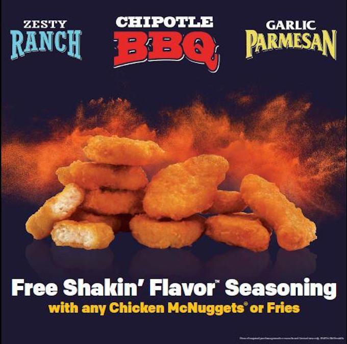 McDonald’s Testing “Shakin’ Flavor” Seasoning On Both McNuggets And Fries In Nevada