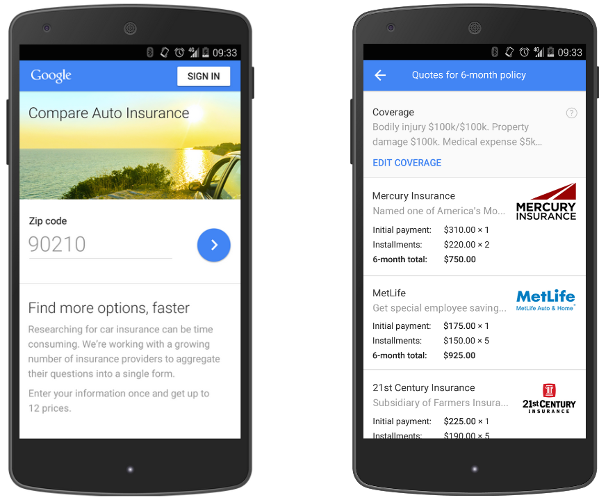 Google Launches Car Insurance Comparison Site – Consumerist