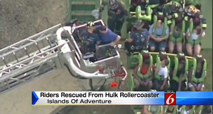 Firefighters Rescue Riders From Clutches Of Universal Orlando s