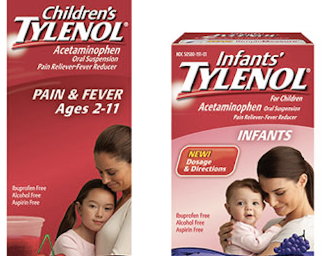 Infant and Children's Tylenol, along with Children's Motrin, were recalled in 2010 because they were found to contain metal particles. 