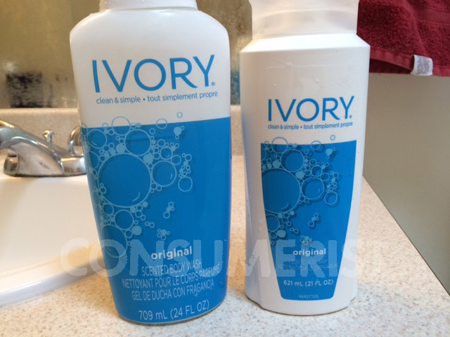 Ivory Shrinks Body Wash Bottle, Switches Out Fragrance