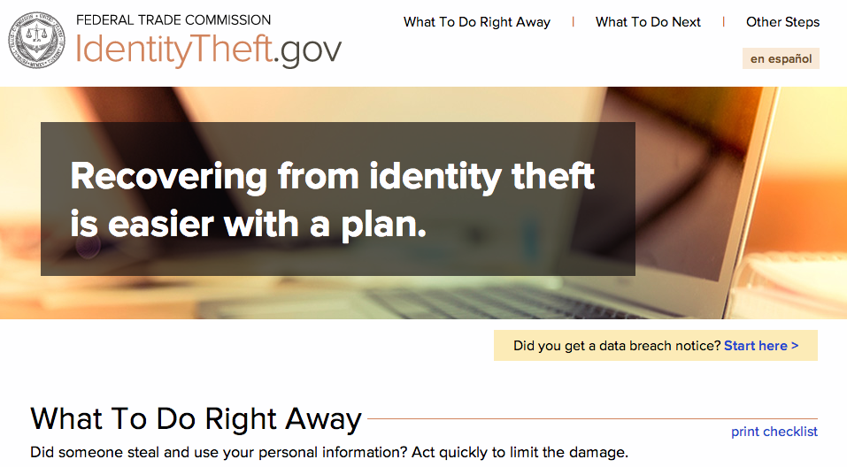 The FTC launched a new tool today that aims to make it easier for consumers to recover from identity theft. 