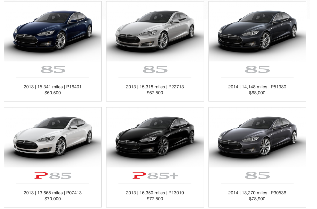 The pre-owned Teslas currently available in Denver range from $60,500 to $87,500, so don't expect to pay for one with pocket change... unless you have really fancy pockets.