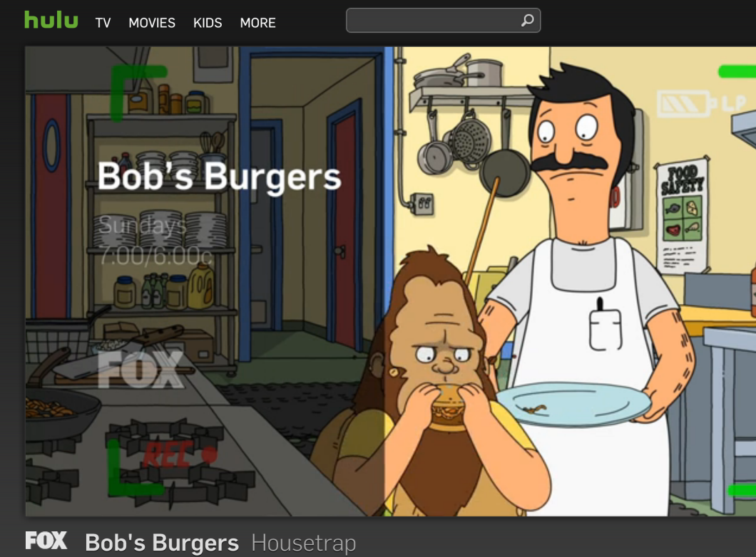 When Bob's Burgers runs on Hulu, it includes a pre-show bumper telling viewers when to watch the show live on TV. When you watch Bob's on Netflix, the network is not referenced at all.