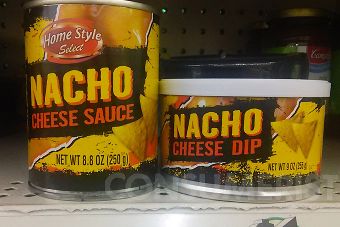 Dollar Tree Shrink Rays One Scoop Out Of Nacho Cheese Dip