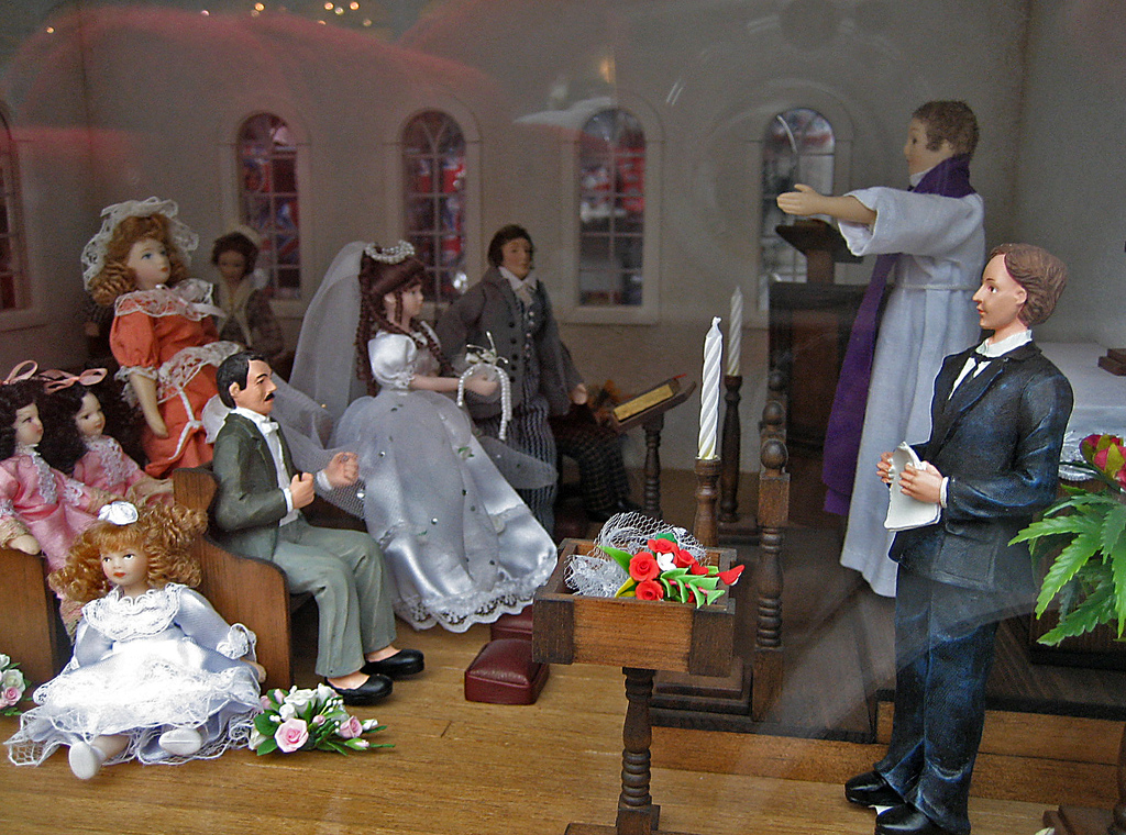 A lower-budget wedding. (Molly)