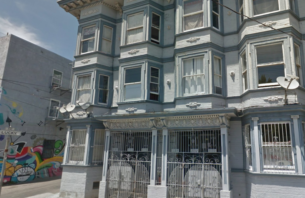The building in San Francisco's Mission district is now being renovated, "presumably for wealthier tenants," notes the judge. [image via Google Maps]