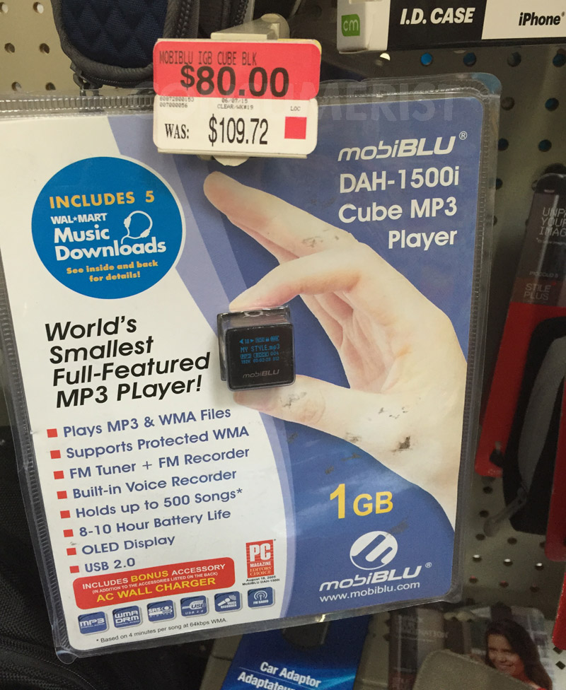 10-Year-Old MP3 Players Fail To Fly Off Walmart Shelves At $80